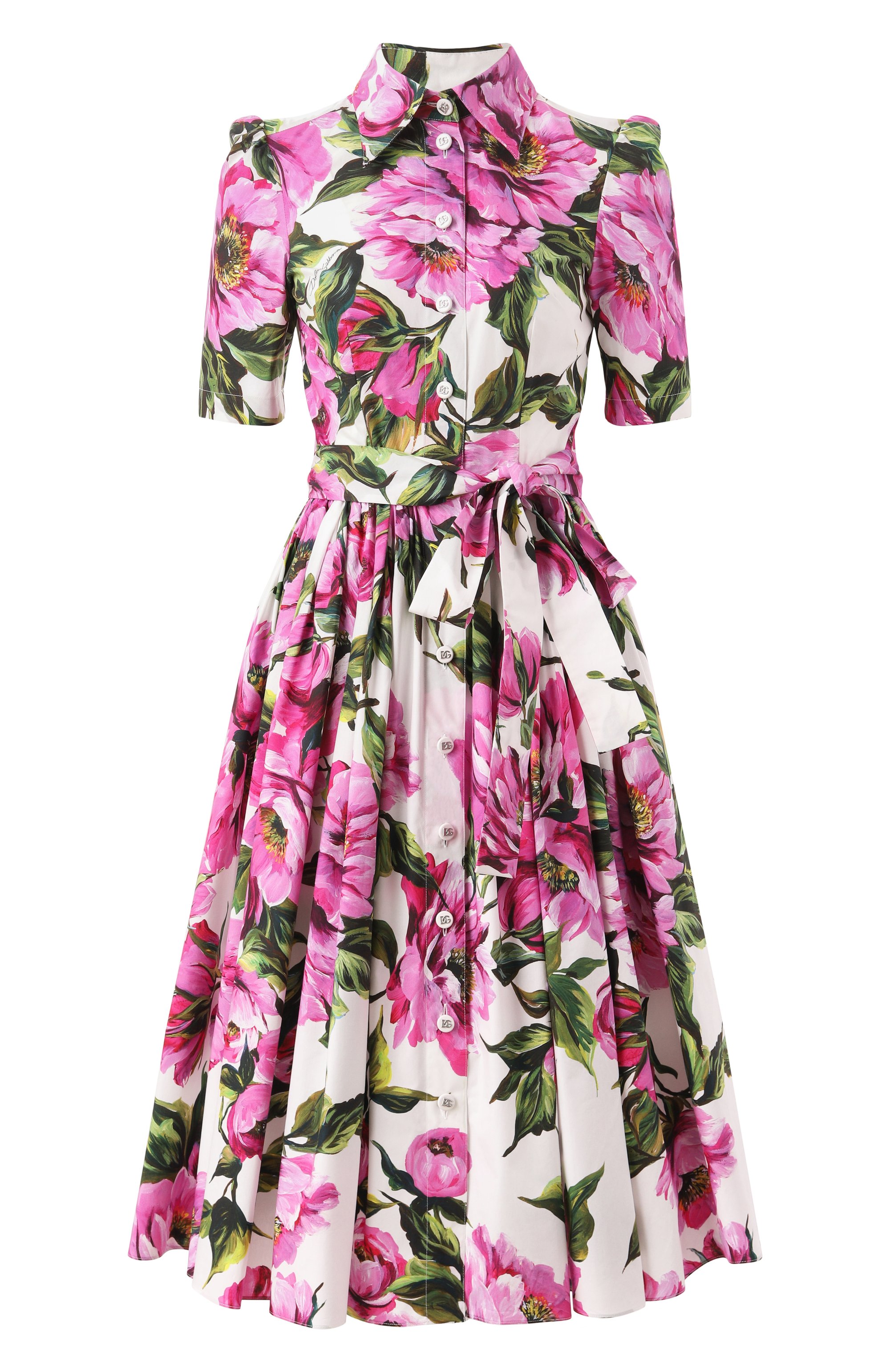 Хлопковое платье DOLCE & GABBANA, а�рт. F6AGMT/HS5S3, фото 1