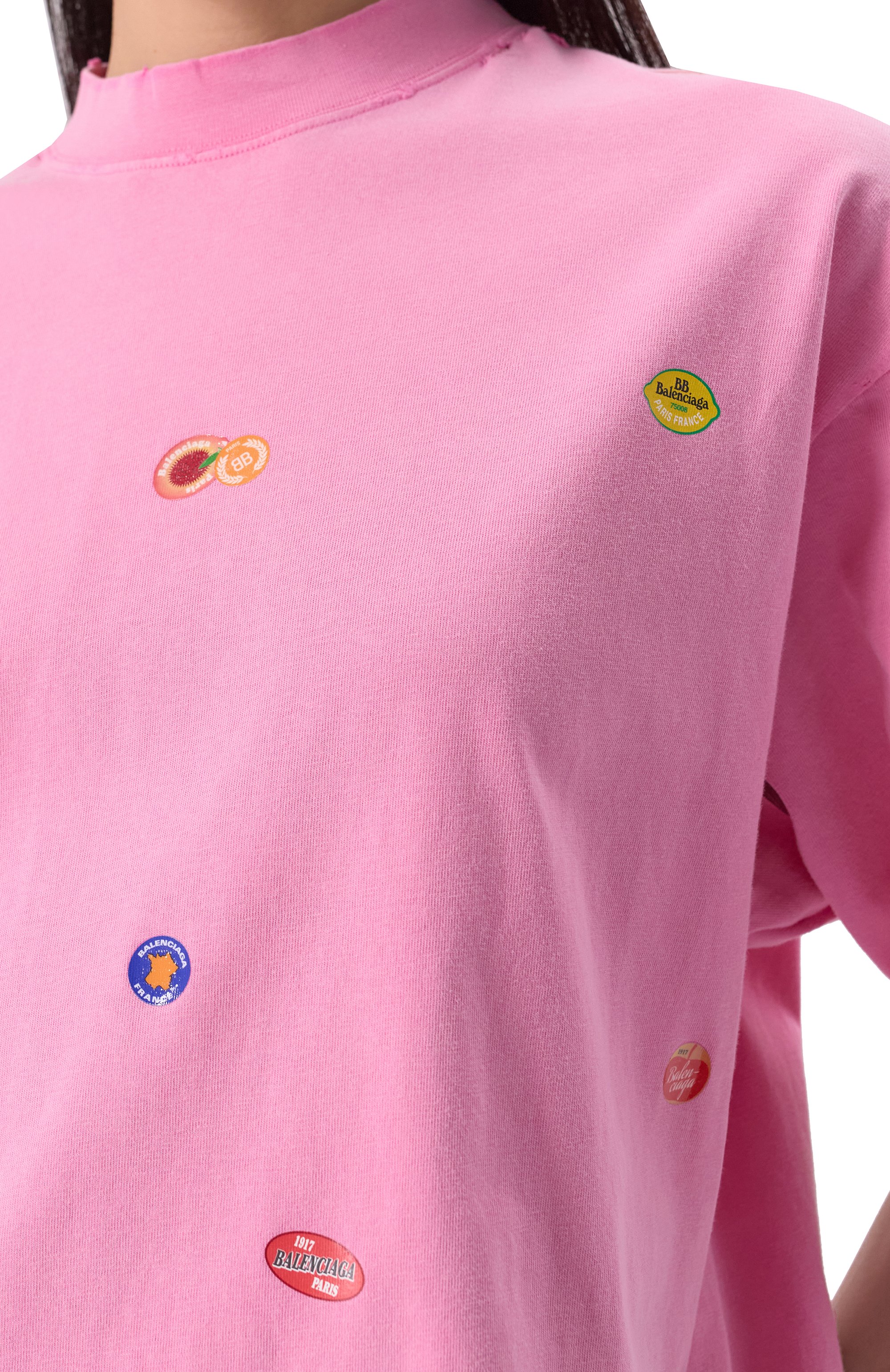 Хлопковая футболка BALENCIAGA, арт. 764235/TRVS4, фото 5