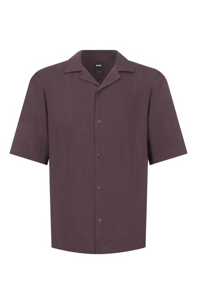 Мужская рубашка изо льна и вискозы BOSS, арт. 50561449