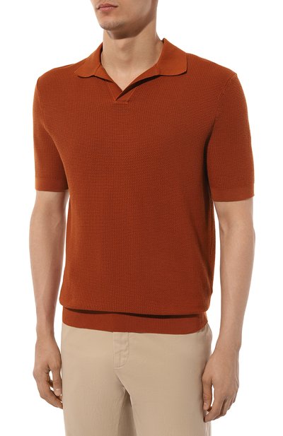 Хлопковое поло ZEGNA, арт. UDC95A7/C32, фото 3