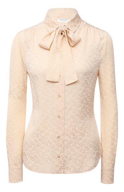 Женская шелковая блузка SAINT LAURENT, арт. 660889/Y5D16
