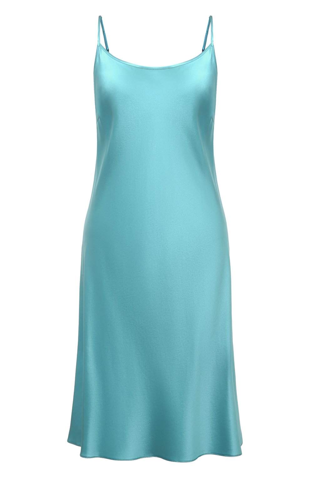 Шелковая сорочка LUNA DI SETA бирюзового цвета по цене 34470 руб., арт. VLST08015, фото 1 Шелковая сорочка LUNA DI SETA, арт. VLST08015, фото 1