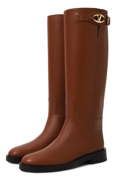 Женские кожаные сапоги vlogo VALENTINO, арт. 5W2S0JK9/EEY
