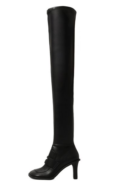 Ботфорты ryder из экокожи STELLA MCCARTNEY черного цвета по цене 125000 руб., арт. 810462/W1IL0, фото 4 Ботфорты ryder из экокожи STELLA MCCARTNEY, арт. 810462/W1IL0, фото 4