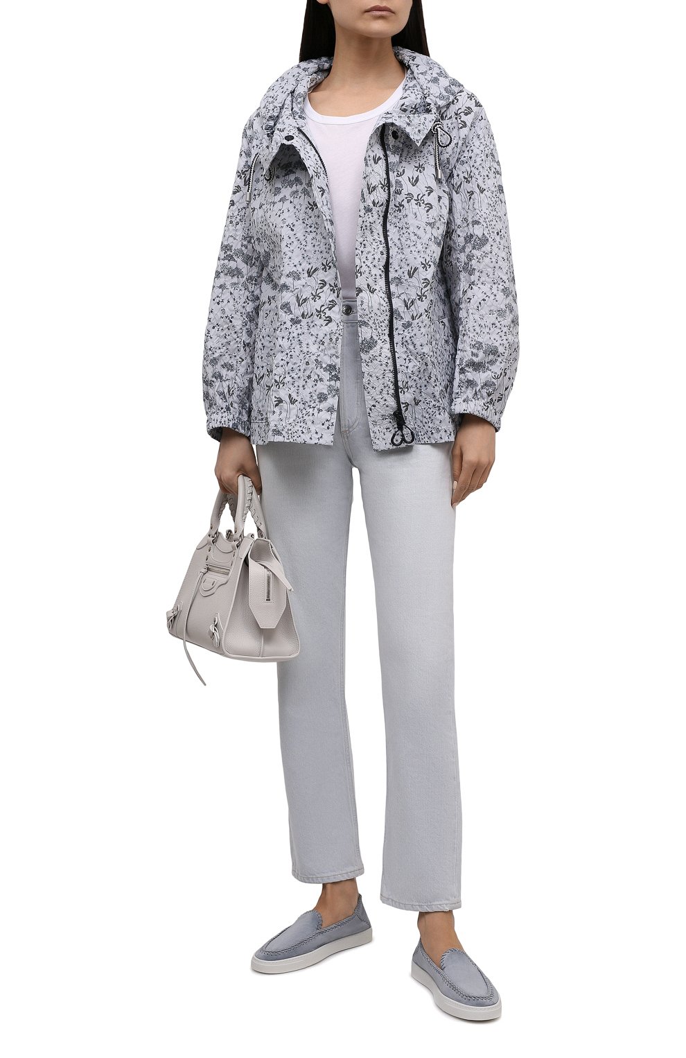 Замшевые слипоны GIORGIO ARMANI голубого цвета по цене 92600 руб., арт. X1Y004/XF462, фото 2 Замшевые слипоны GIORGIO ARMANI, арт. X1Y004/XF462, фото 2