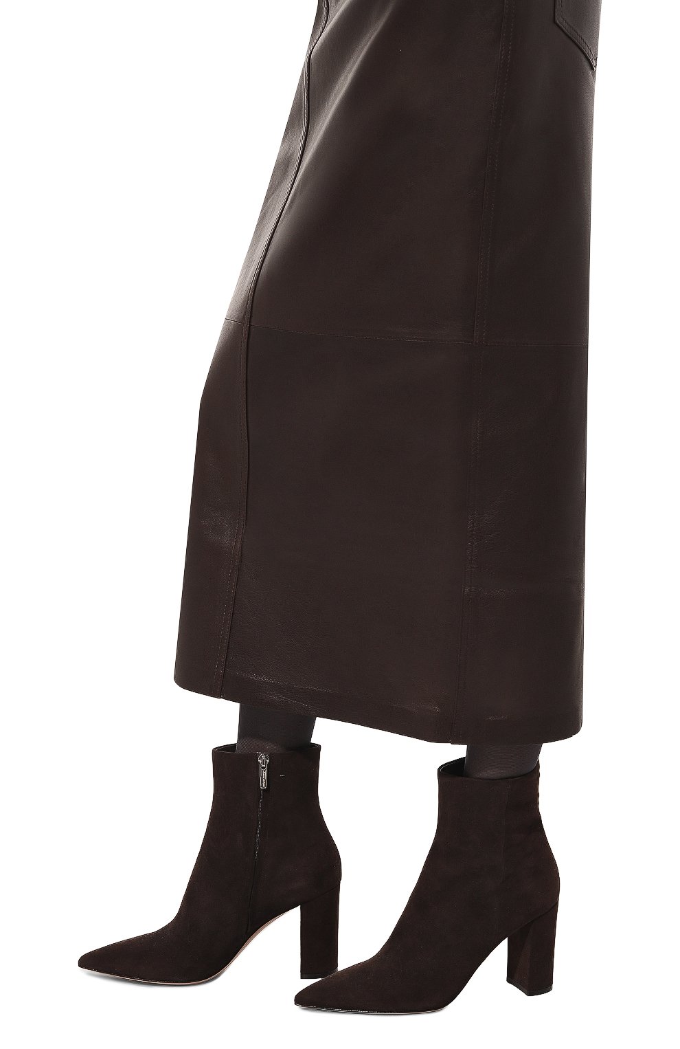 Замшевые ботильоны piper 85 GIANVITO ROSSI, арт. G70399.85RIC.CASM0KA, фото 3