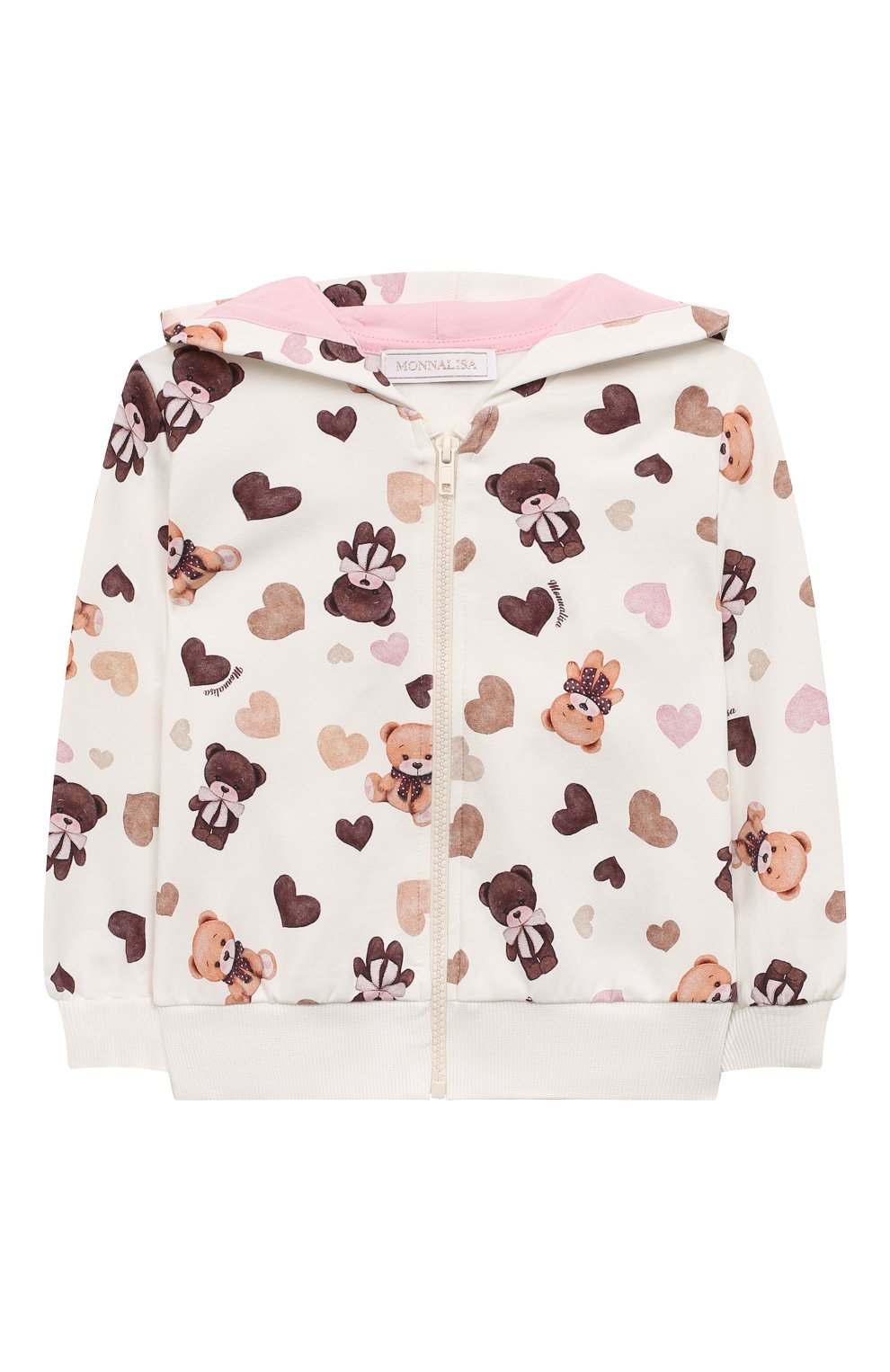 Хлопковая толстовка MONNALISA, арт. 39B802, фото 1