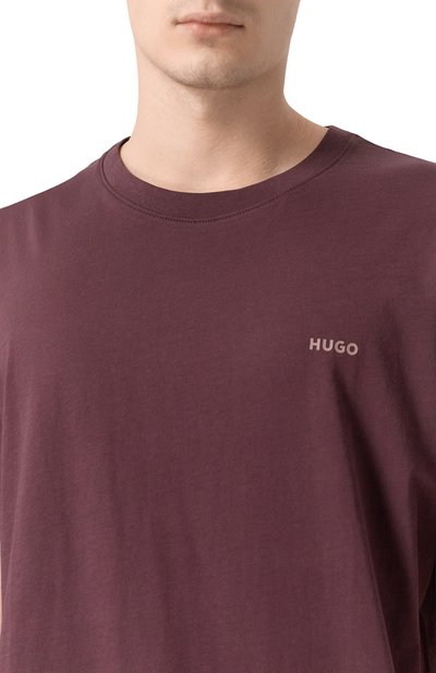 Хлопковая футболка HUGO, арт. 50466158, фото 5