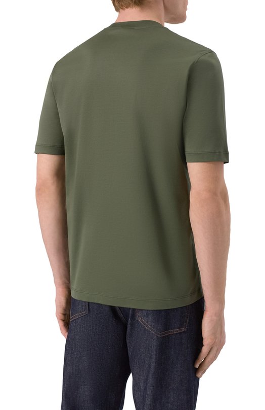 Хлопковая футболка MVST M26.CSM.K423/YAMU Зелёный  M26.CSM.K423/YAMU Фото 4