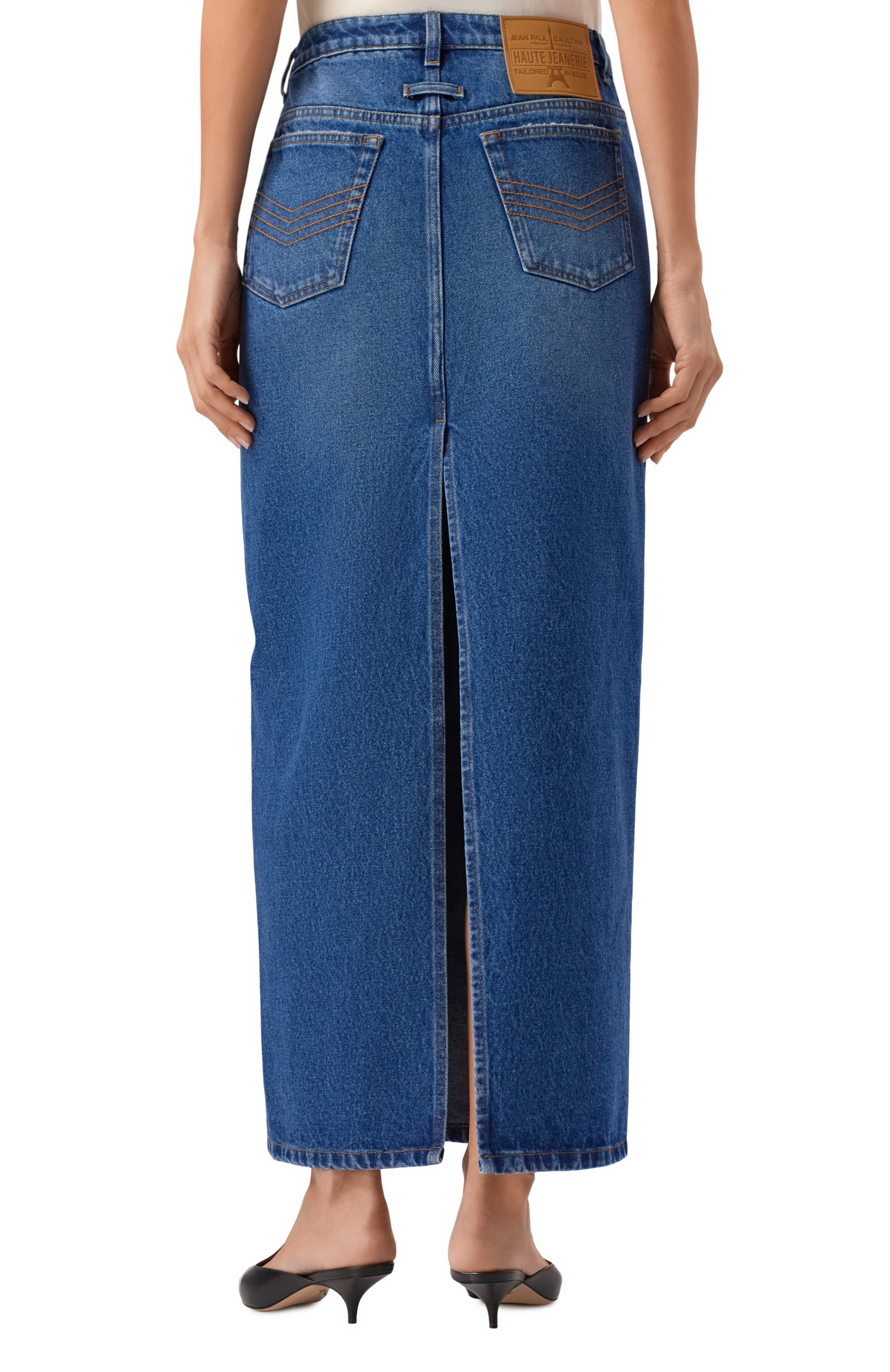 Джинсовая юбка JEAN PAUL GAULTIER, арт. 25/34-F-JU151-D013, фото 4