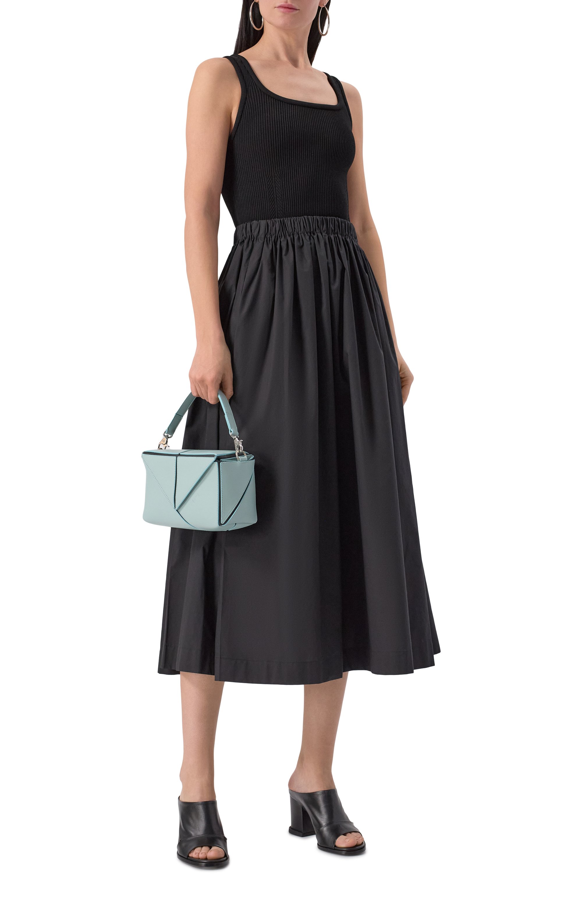 Платье из хлопка и вискозы ICEBERG, арт. H061/0132, фото 2