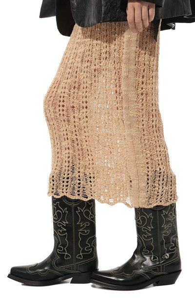 Кожаные казаки GANNI, арт. S2169, фото 3