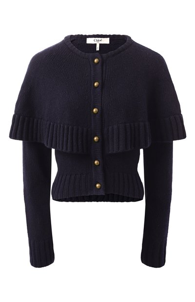 Женский кардиган из шерсти и кашемира CHLOÉ, арт. CHC24WMC06530