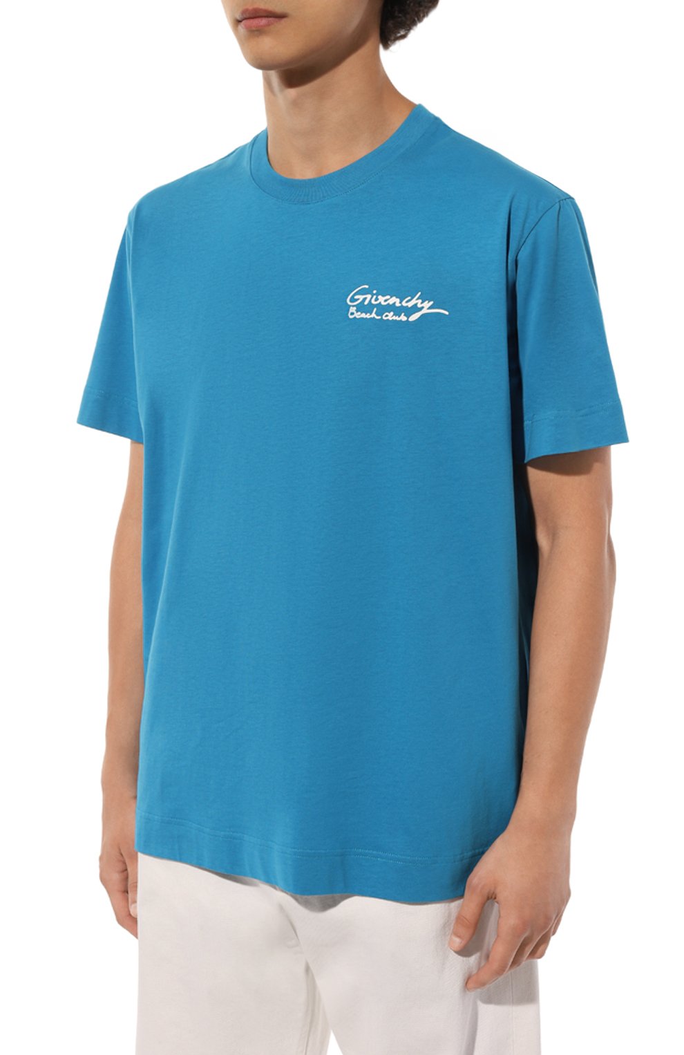 Хлопковая футболка GIVENCHY, арт. BM716R/3YEV, фото 3