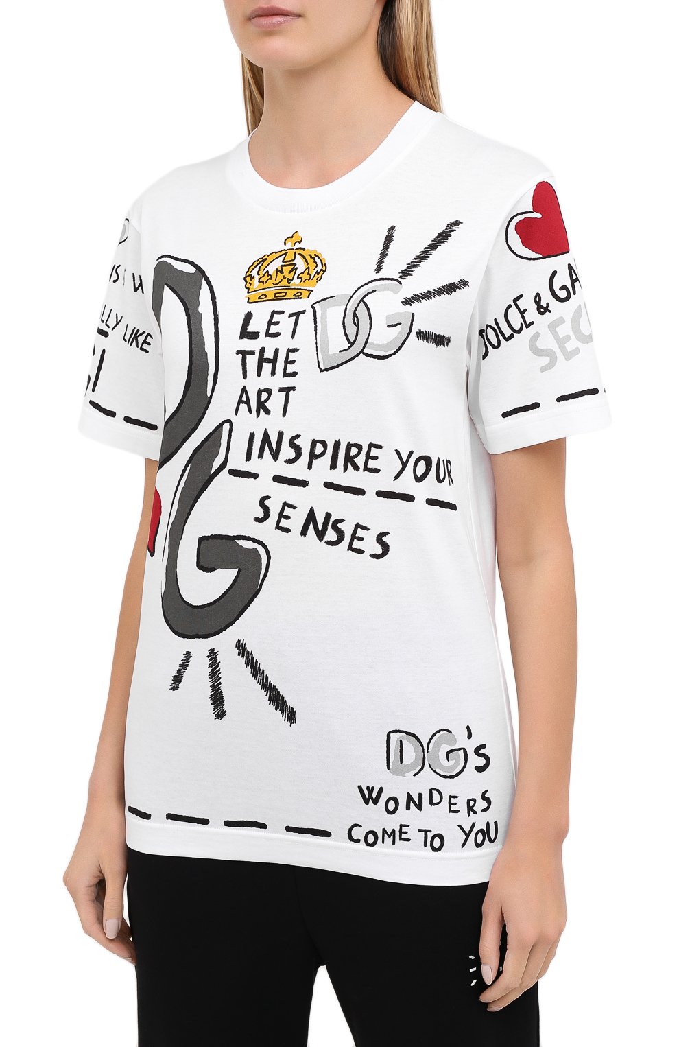Хлопковая футболка DOLCE & GABBANA, арт. F8M66T/HI7EH, фото 3