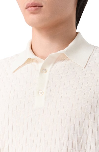 Поло из шелка и хлопка STEFANO RICCI, арт. K818110P13/F26176, фото 5