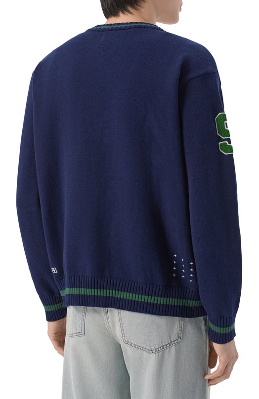 Хлопковый кардиган Ksubi MPS26KW003 Синий  MPS26KW003 Фото 4