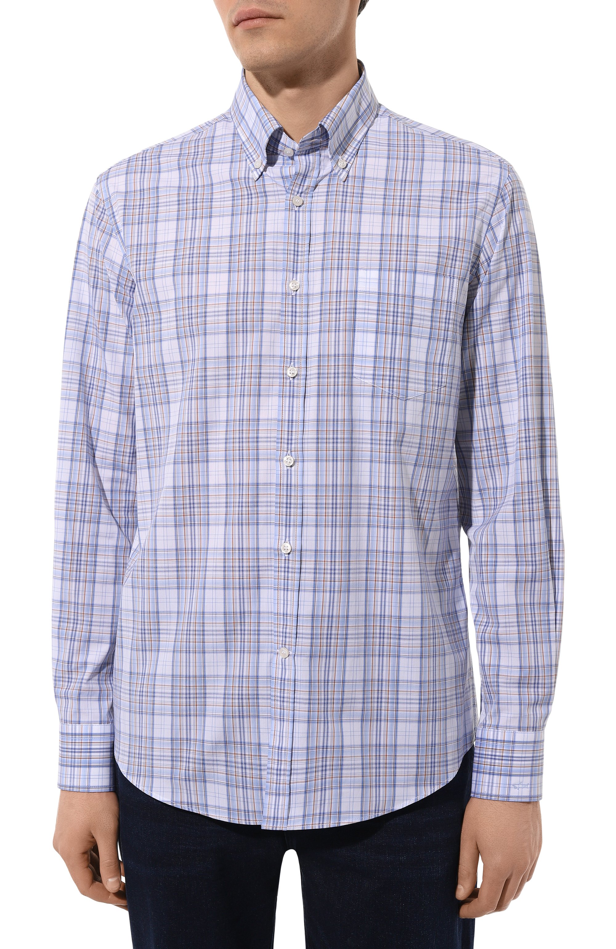 Хлопковая рубашка PAUL&SHARK, арт. 25413130/42, фото 3