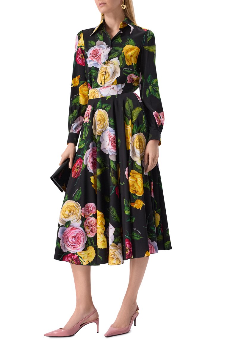 Женские кожаные туфли mun 60 DOLCE & GABBANA розового цвета, арт. CG0805/A1037 | Фото 2 (Каблук высота: Средний; Материал внешний: Натуральная кожа; Материал внутренний: Натуральная кожа; Подошва: Плоская; Женское Кросс-КТ: Слингбэки; Каблук тип: Шпилька)