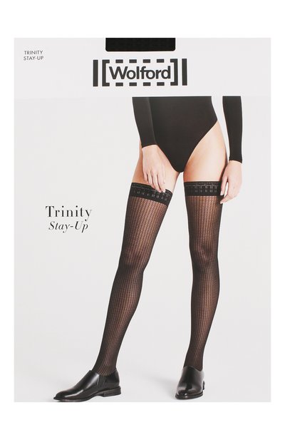 Женские чулки trinity stay-up WOLFORD, арт. 28129