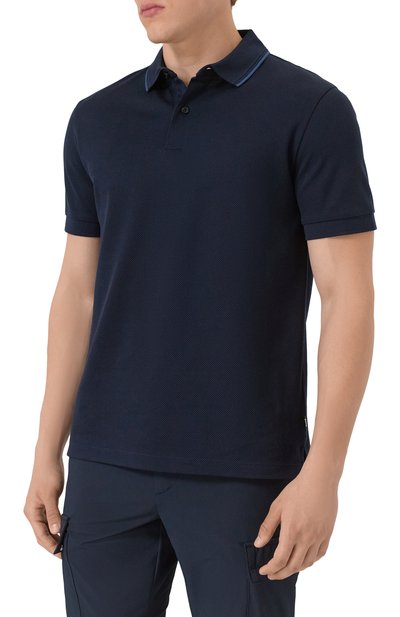 Хлопковое поло BOSS, арт. 50527650, фото 3