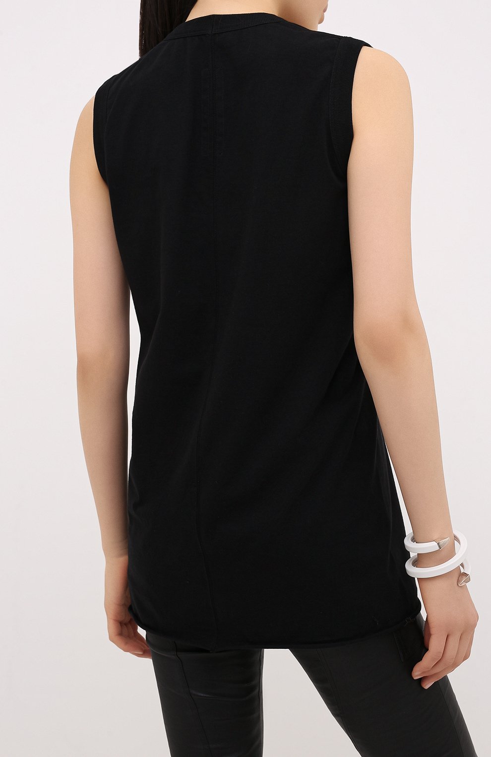 Хлопковый топ RICK OWENS, арт. RP20F2102/JA, фото 4