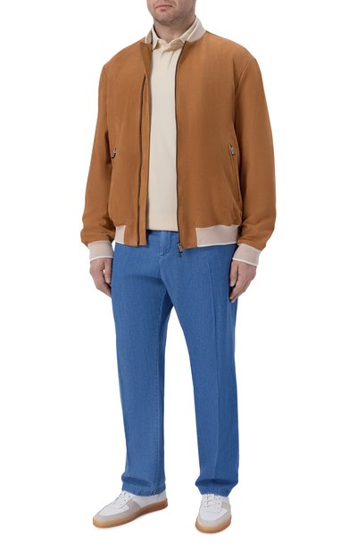 Поло BOSS кремового цвета по цене 20950 руб., арт. 50553842, фото 2 Поло BOSS, арт. 50553842, фото 2