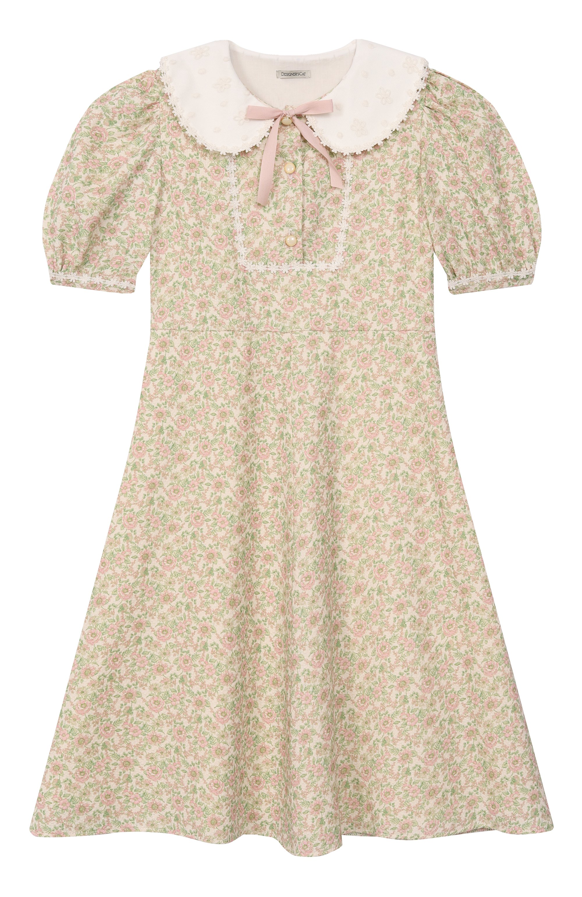 Хлопковое платье DESIGNERS CAT, арт. 100000K01001765/L0UL0U, фото 1