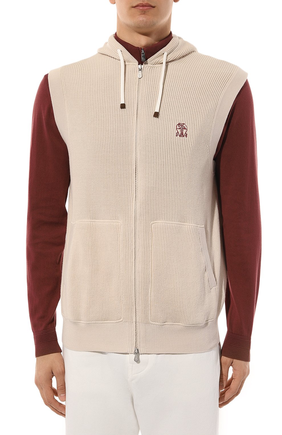 Хлопковый жилет BRUNELLO CUCINELLI, арт. M2920B2308, фото 3