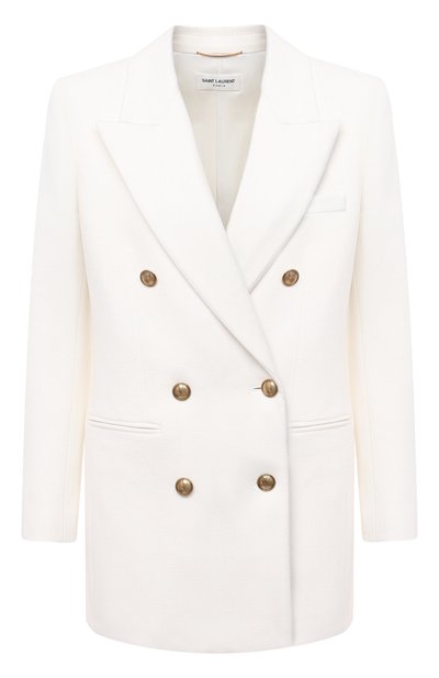 Женский шерстяной жакет SAINT LAURENT, арт. 637611/Y3B45