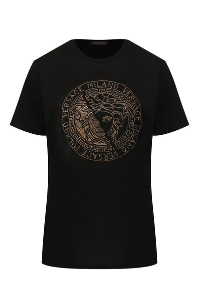 Женская хлопковая футболка VERSACE, арт. A83866/A201952