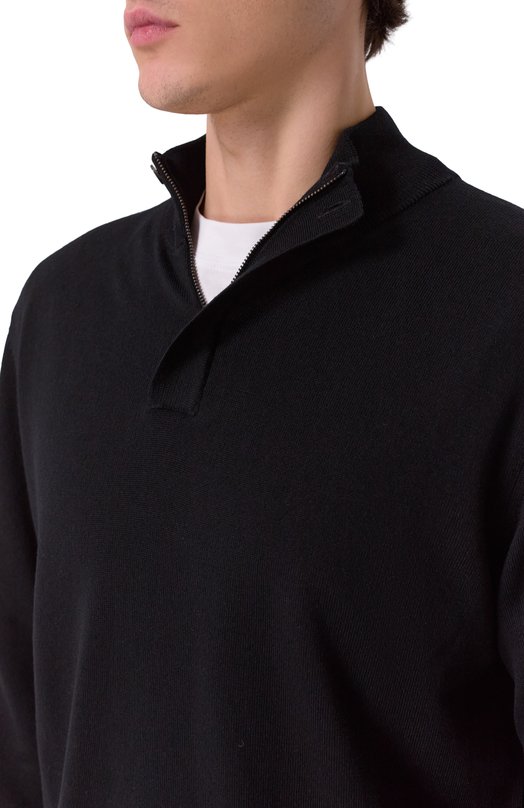 Шерстяной джемпер Daniele Fiesoli DF9046 Чёрный  DF9046 Фото 5