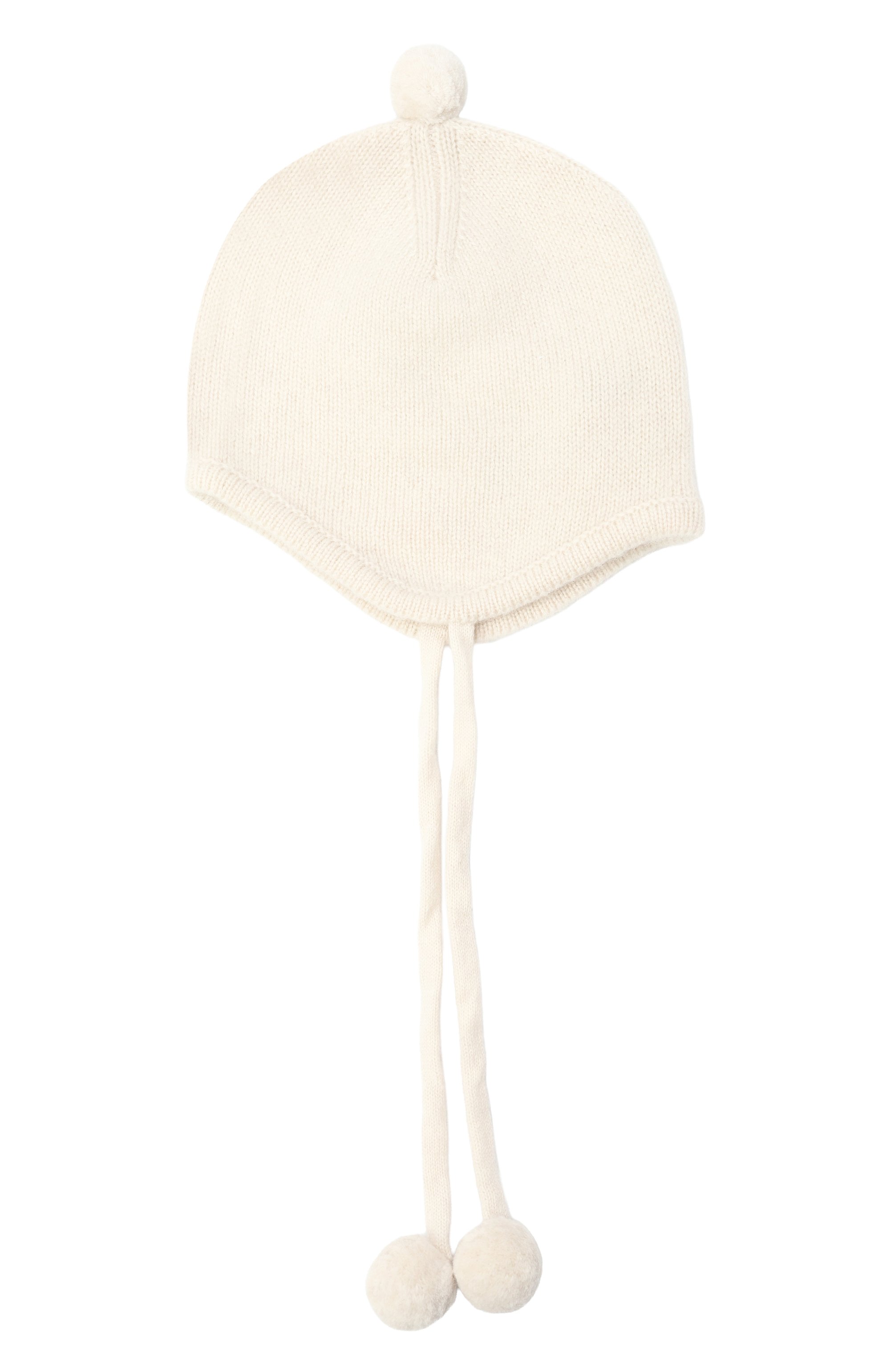 Кашемировая шапка OSCAR ET VALENTINE кремового цвета по цене 12500 руб., арт. BON01, фото 2 Кашемировая шапка OSCAR ET VALENTINE, арт. BON01, фото 2