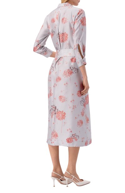 Шелковое платье COLOMBO светло-голубого цвета по цене 331000 руб., арт. AB00355/F/T0666-11-2E, фото 3 Шелковое платье COLOMBO, арт. AB00355/F/T0666-11-2E, фото 3