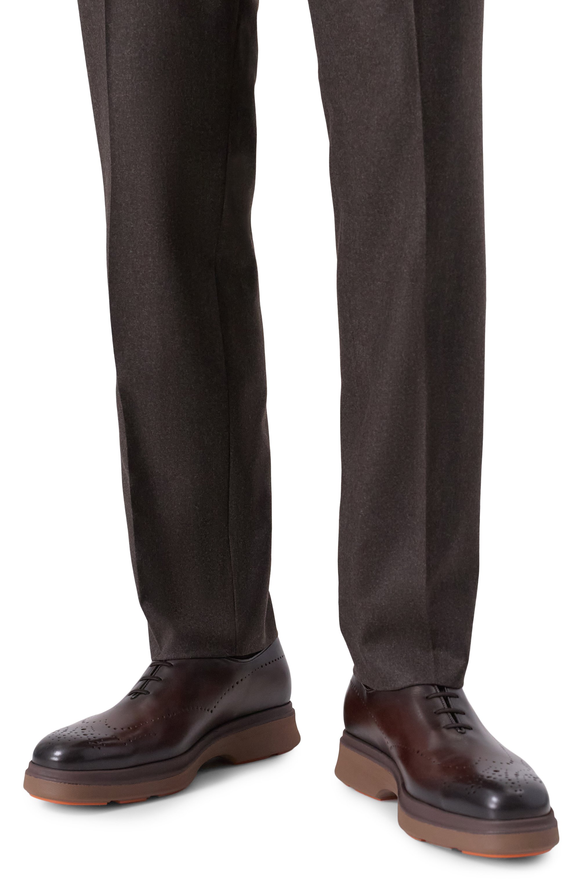 Кожаные оксфорды easy nova SANTONI, арт. MGEG19177TTAXLAS, фото 3