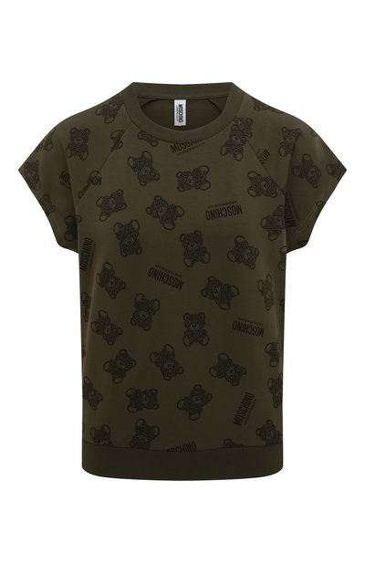 Женская хлопковая футболка MOSCHINO, арт. A1716/9010