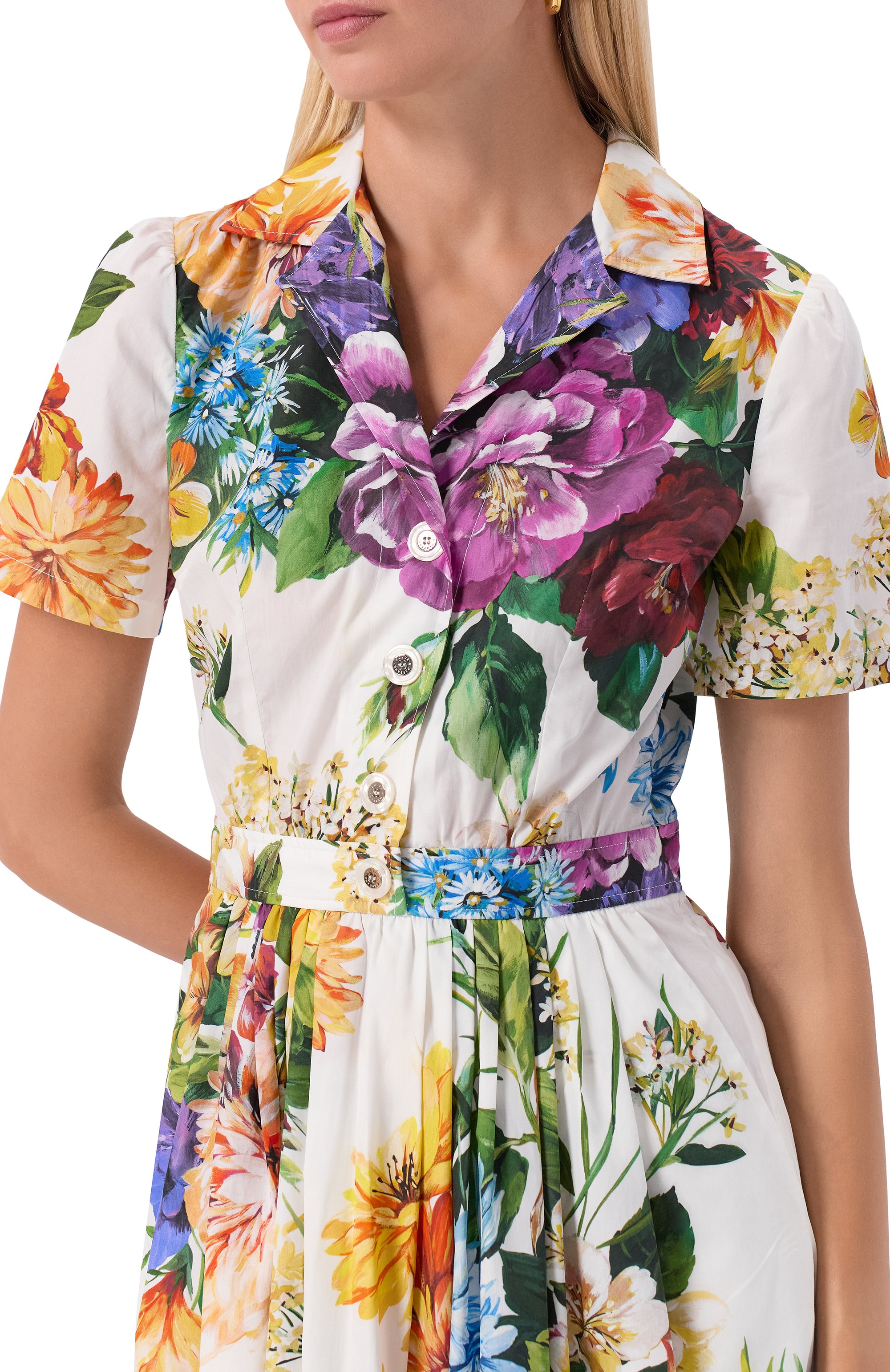 Хлопковое платье DOLCE & GABBANA, арт. F6TVLT/HS5TR, фото 4