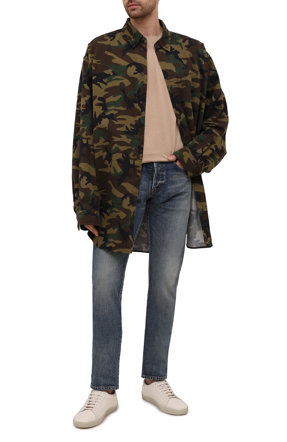 Хлопковая рубашка BALENCIAGA, арт. 659027/TKL14, фото 2