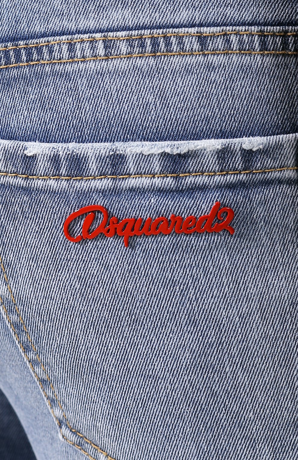 Джинсы DSQUARED2 синего цвета по цене 30900 руб., арт. S75LB0328/S30595, фото 5 Джинсы DSQUARED2, арт. S75LB0328/S30595, фото 5