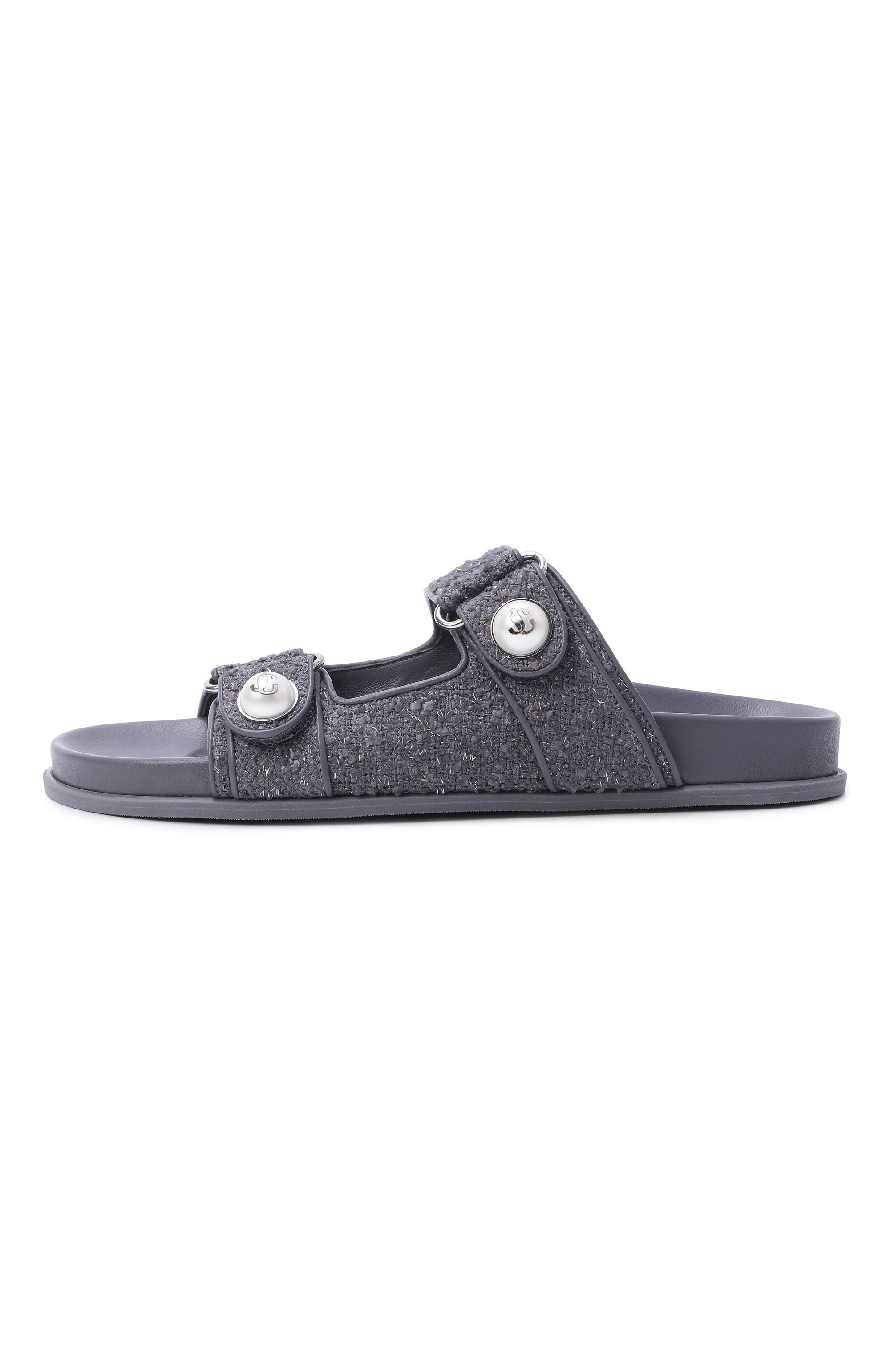 Текстильные шлепанцы fayence JIMMY CHOO, арт. FAYENCESANDALTWW, фото 4