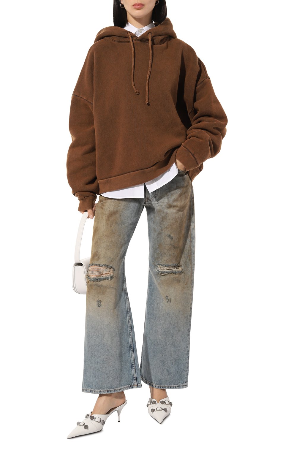 Хлопковое худи ACNE STUDIOS, арт. FN-UX-SWEA000019/CI0138, фото 2