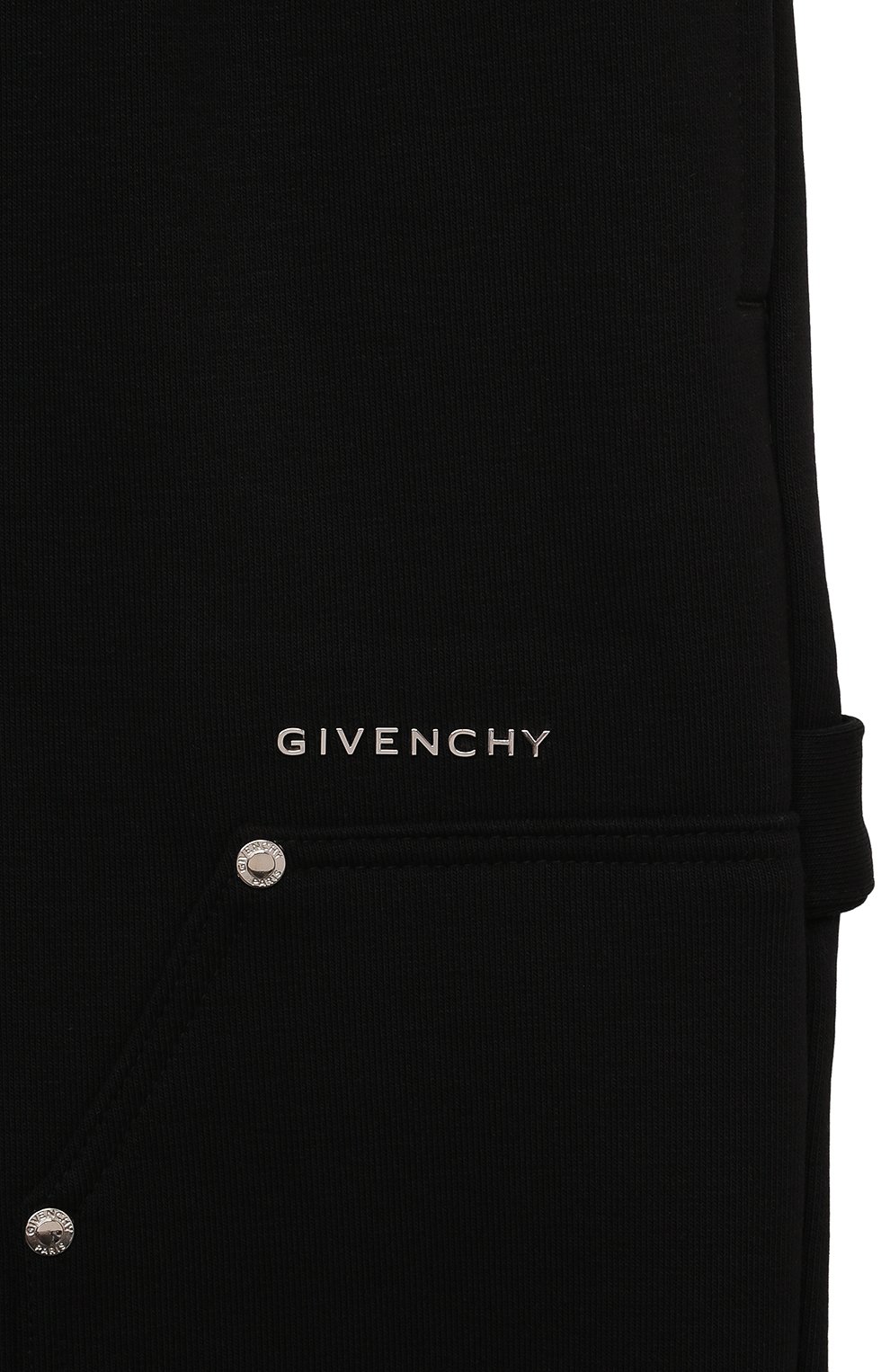 Хлопковые брюки GIVENCHY черного цвета по цене 40950 руб., арт. H30300, фото 3 Хлопковые брюки GIVENCHY, арт. H30300, фото 3
