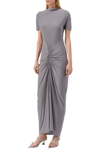 Платье из вискозы ALAIA, арт. AA9R2726J050B, фото 3