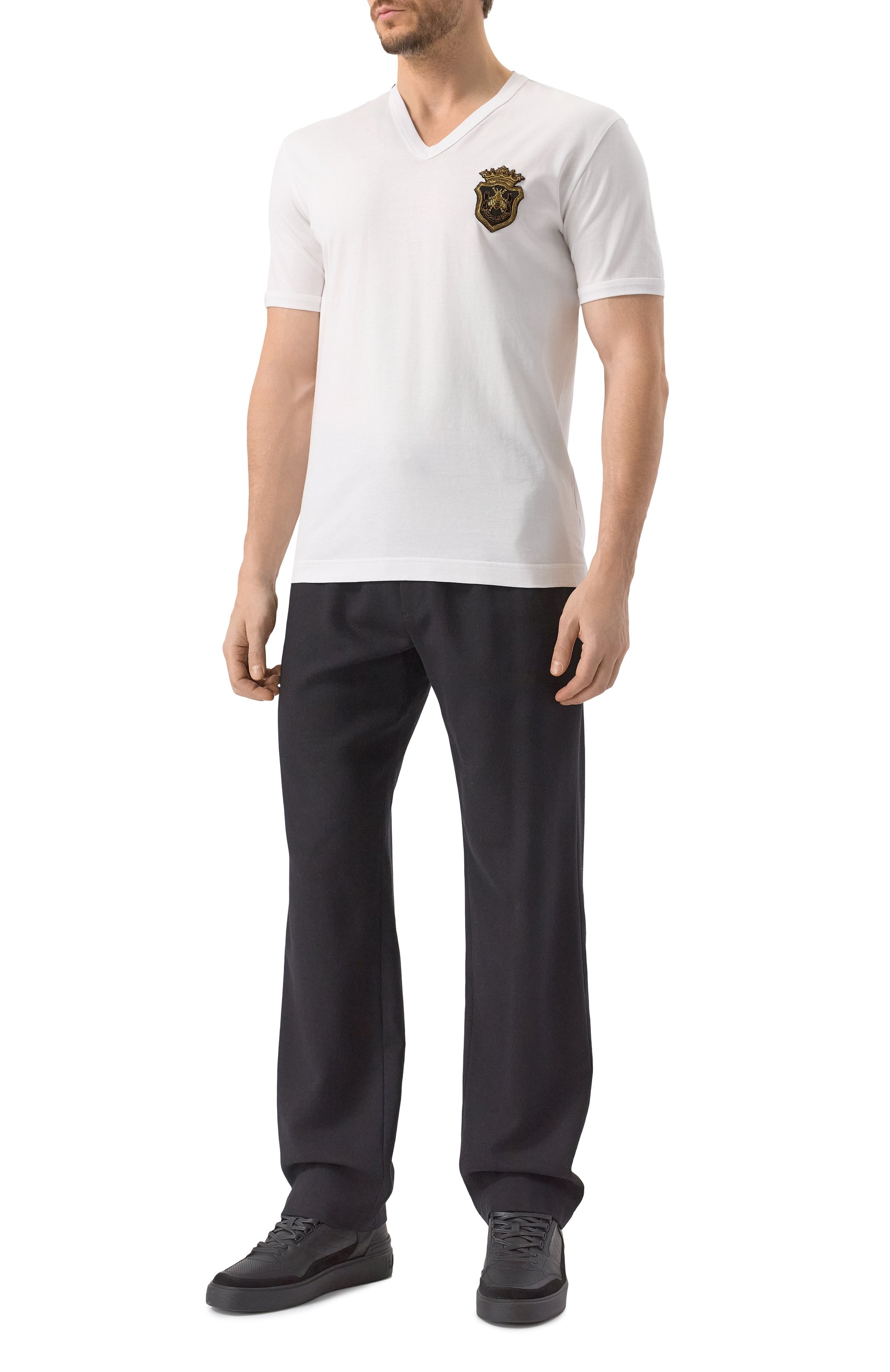 Хлопковая футболка DOLCE & GABBANA, арт. G8HL7Z/G704C, фото 2