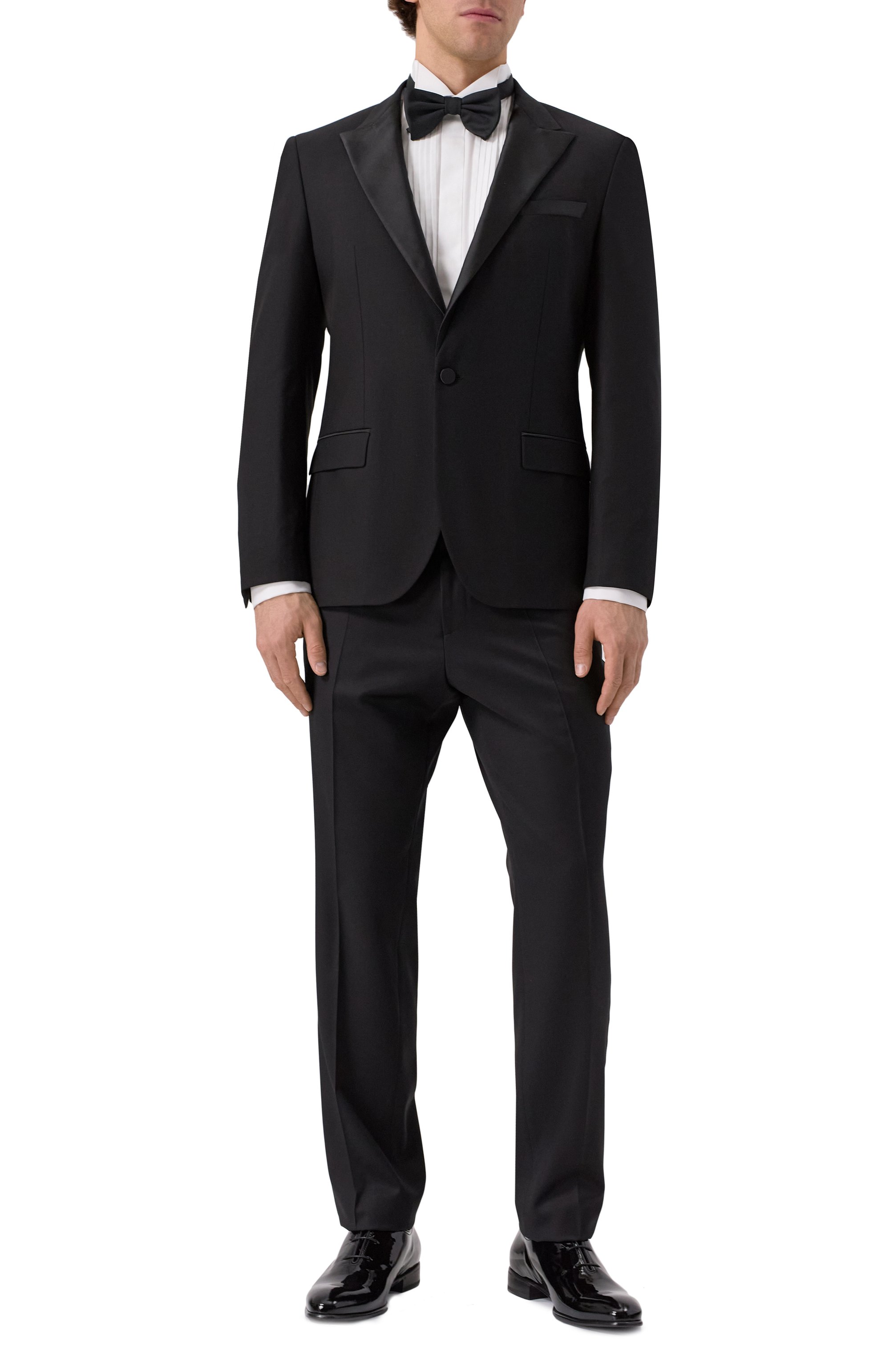 Шерстяные брюки BOSS, арт. 50469186, фото 2