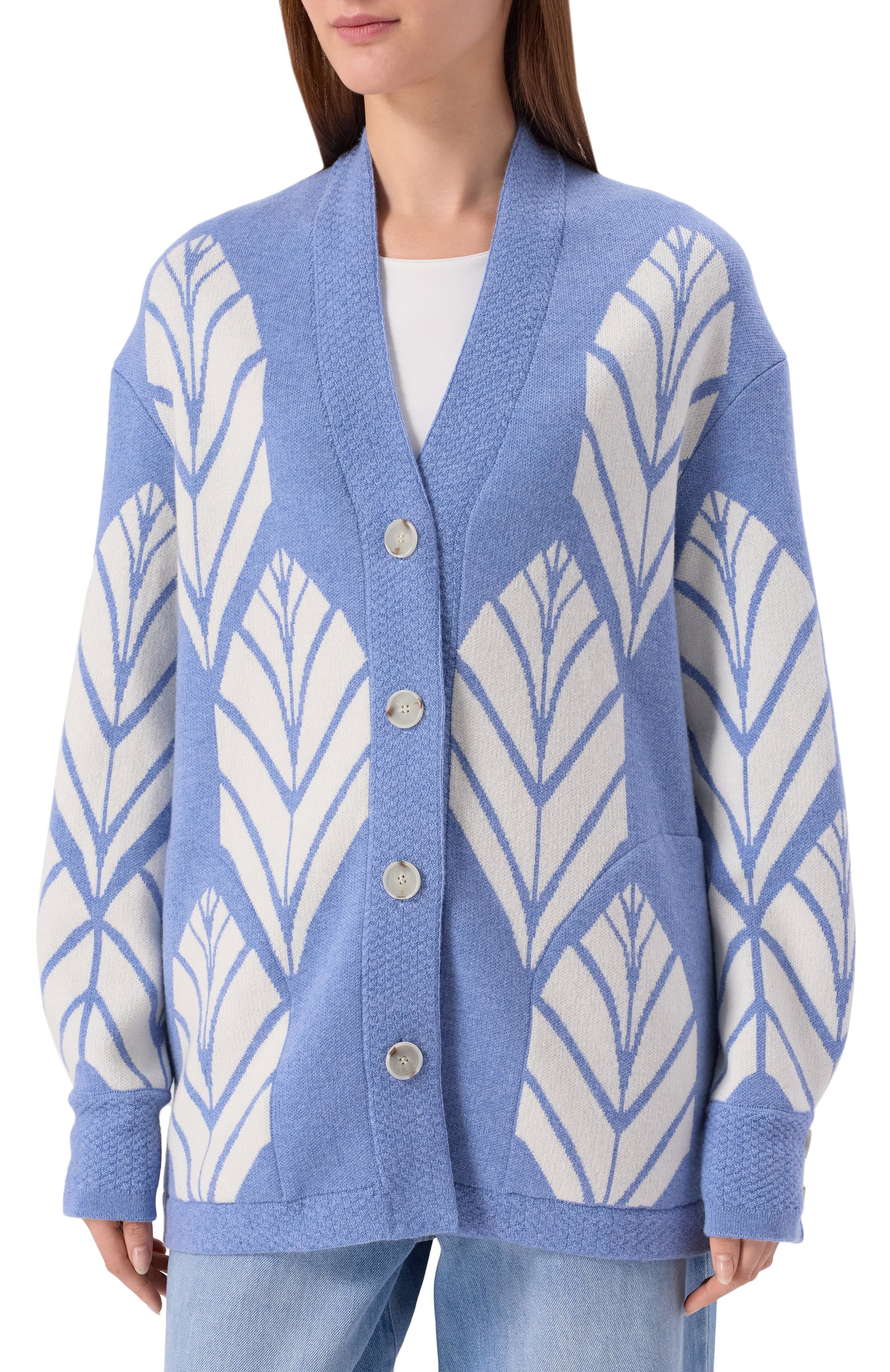 Кардиган из шерсти и кашемира FREEAGE, арт. W26.CR090.2030.401, фото 3