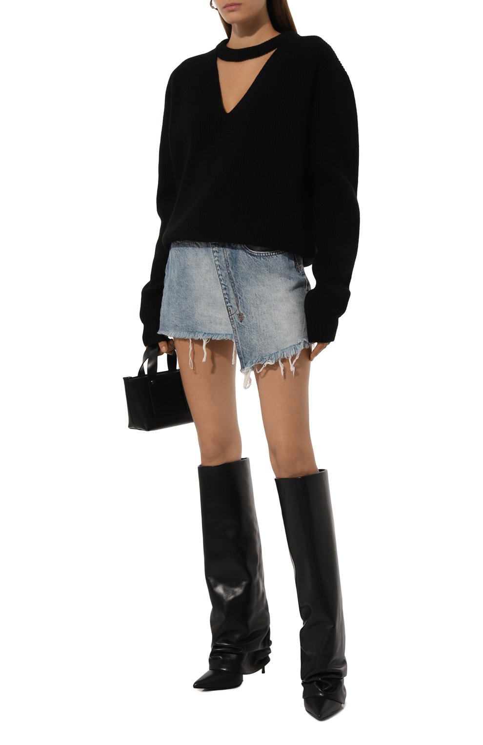 Шерстяной пуловер RICK OWENS, арт. RP02D3646/KWV, фото 2