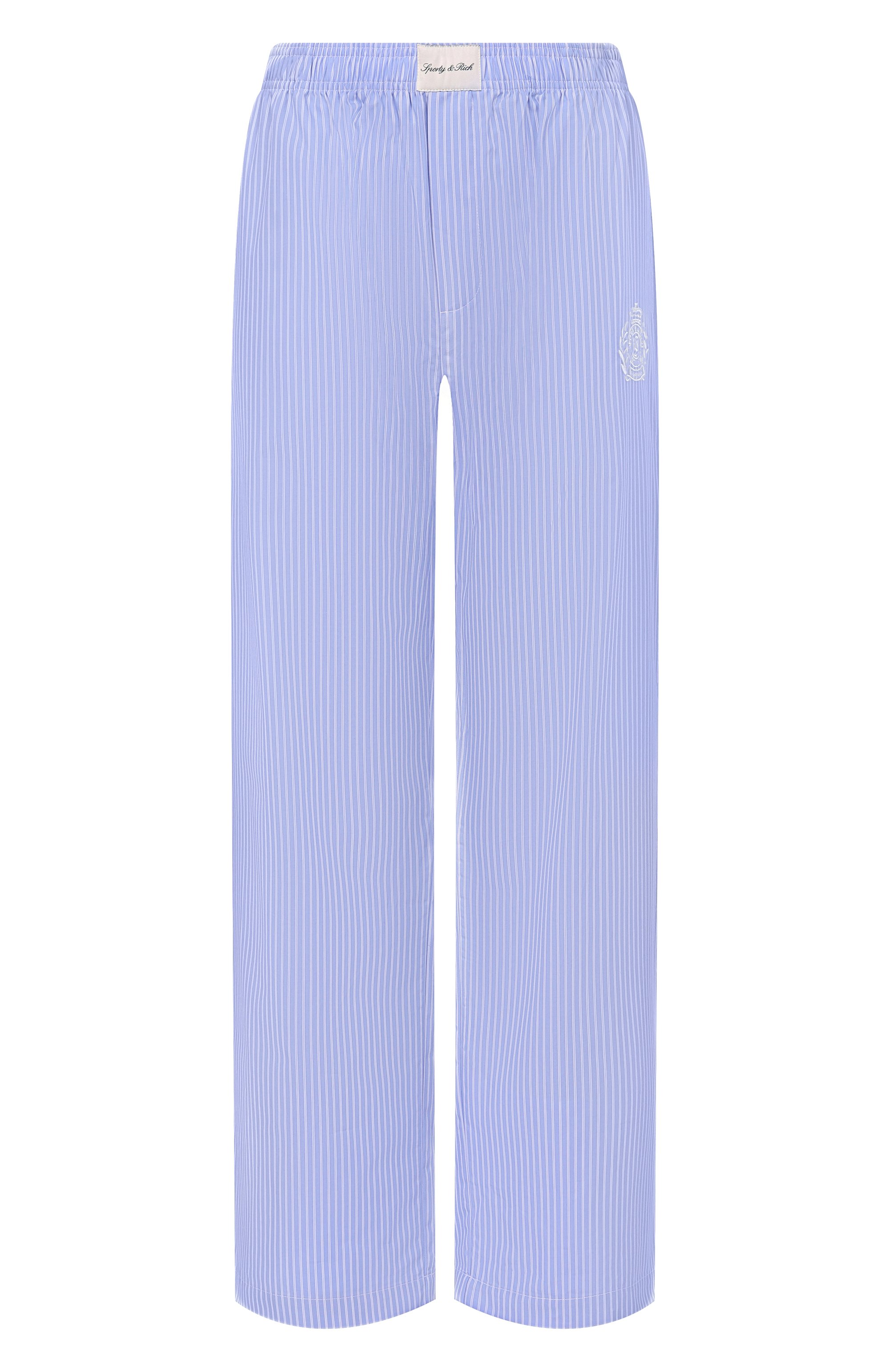 Хлопковые брюки SPORTY AND RICH, арт. PA07876243ST02, фото 1