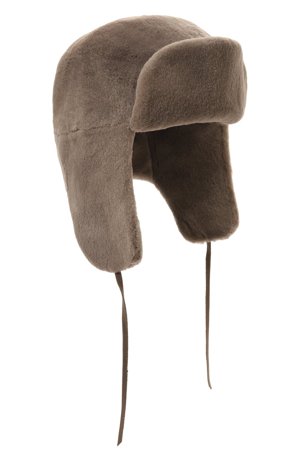 Меховая шапка-ушанка френки из норки FURLAND серого цвета по цене 109500 руб., арт. 0217500150309600000, фото 1 Меховая шапка-ушанка френки из норки FURLAND, арт. 0217500150309600000, фото 1