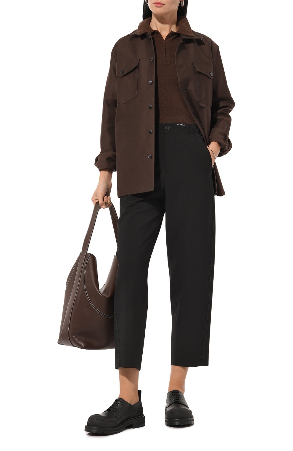 Атласная рубашка MARNI, арт. CUMU0310S1/TCY36, фото 2